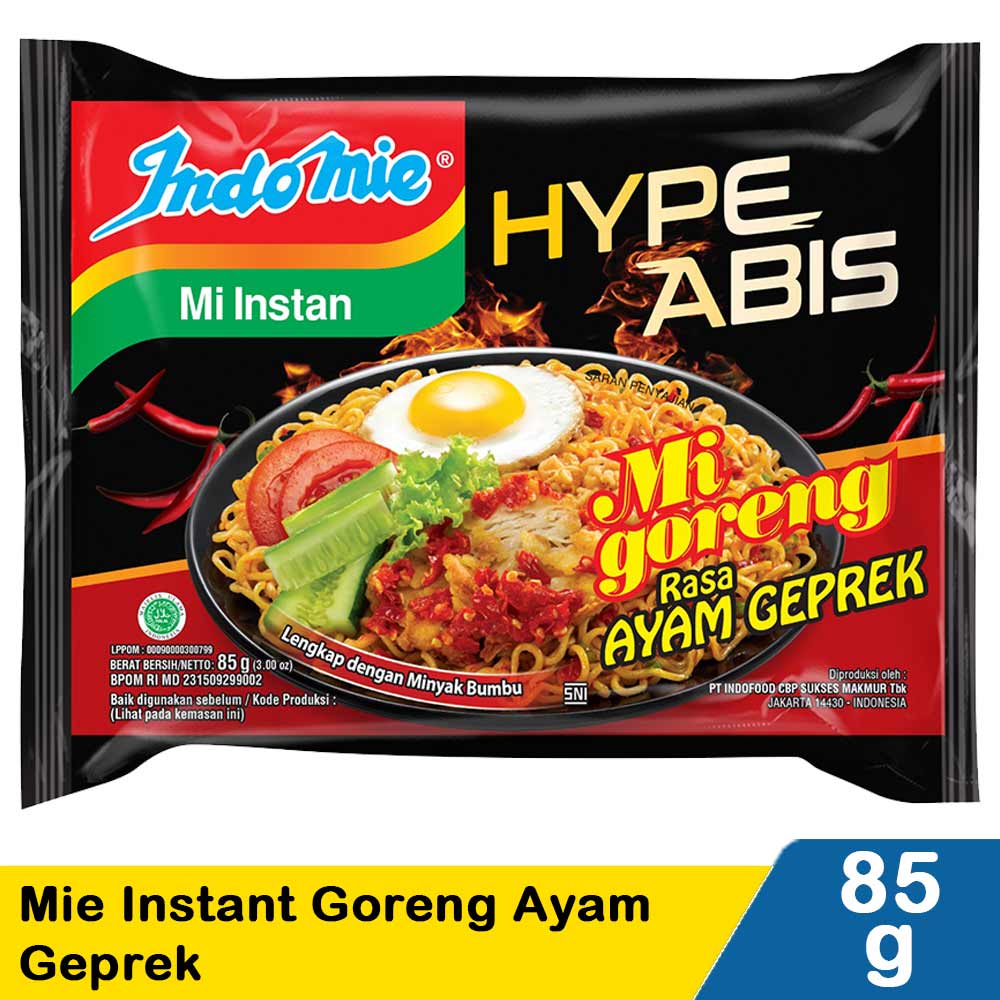 Mi Instan Indomie GR Ayam Geprek