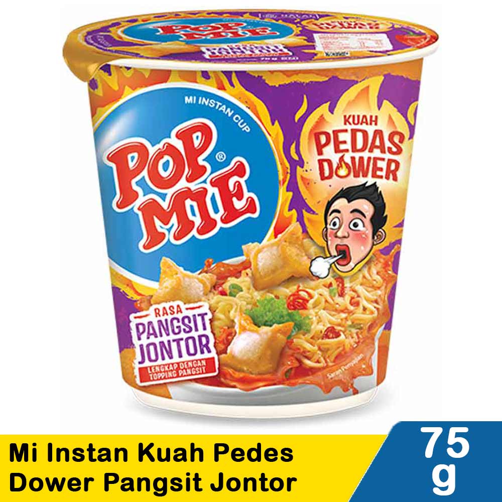 Mi Instan Popmie Dower Rasa Pangsit Jontor